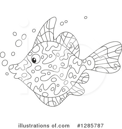Royalty-Free (RF) Fish Clipart Illustration by Alex Bannykh - Stock Sample #1285787