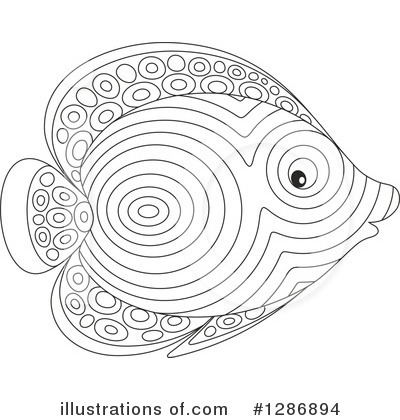 Royalty-Free (RF) Fish Clipart Illustration by Alex Bannykh - Stock Sample #1286894