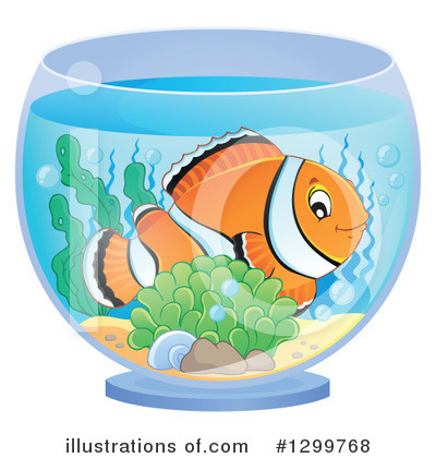 Royalty-Free (RF) Fish Clipart Illustration by visekart - Stock Sample #1299768