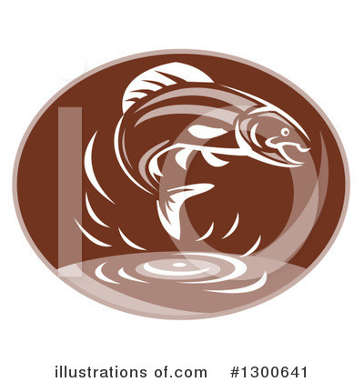 Royalty-Free (RF) Fish Clipart Illustration by patrimonio - Stock Sample #1300641