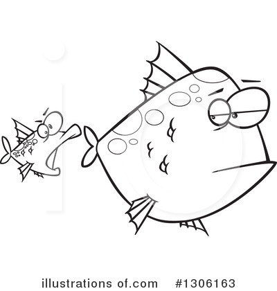 Royalty-Free (RF) Fish Clipart Illustration by toonaday - Stock Sample #1306163