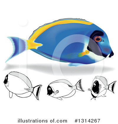 Royalty-Free (RF) Fish Clipart Illustration by dero - Stock Sample #1314267