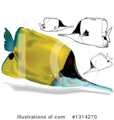 Royalty-Free (RF) Fish Clipart Illustration by dero - Stock Sample #1314270
