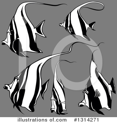 Royalty-Free (RF) Fish Clipart Illustration by dero - Stock Sample #1314271