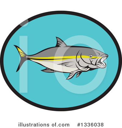 Royalty-Free (RF) Fish Clipart Illustration by patrimonio - Stock Sample #1336038