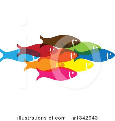 Fish Clipart #1342943 by ColorMagic