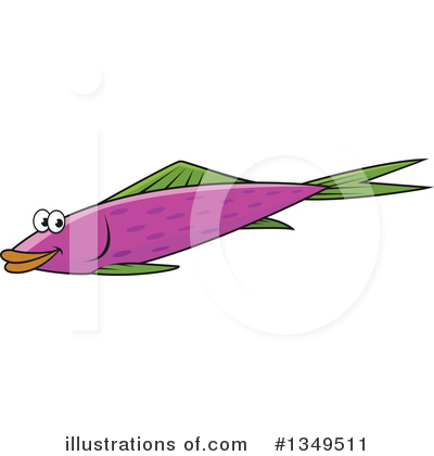 Royalty-Free (RF) Fish Clipart Illustration by Vector Tradition SM - Stock Sample #1349511