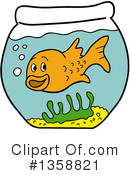 Fish Clipart #1358821 by LaffToon