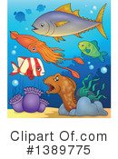 Fish Clipart #1389775 by visekart