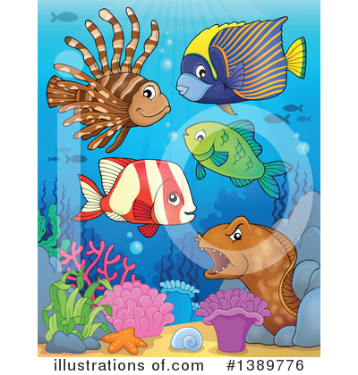 Eel Clipart #1389776 by visekart