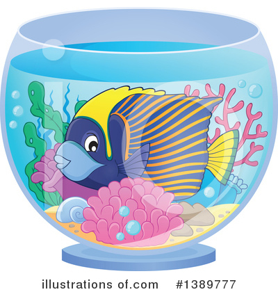 Royalty-Free (RF) Fish Clipart Illustration by visekart - Stock Sample #1389777