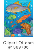 Fish Clipart #1389786 by visekart