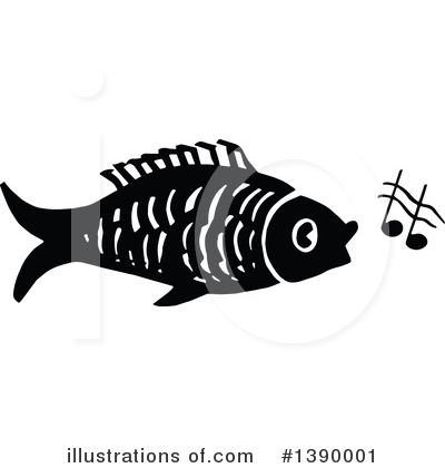 Royalty-Free (RF) Fish Clipart Illustration by Prawny Vintage - Stock Sample #1390001