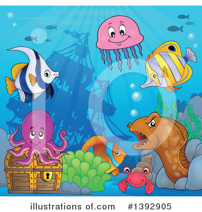 Sunken Treasure Clipart #1392905 by visekart