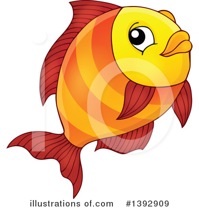Royalty-Free (RF) Fish Clipart Illustration by visekart - Stock Sample #1392909