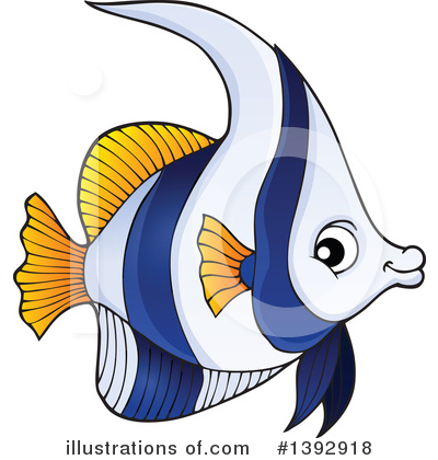 Royalty-Free (RF) Fish Clipart Illustration by visekart - Stock Sample #1392918