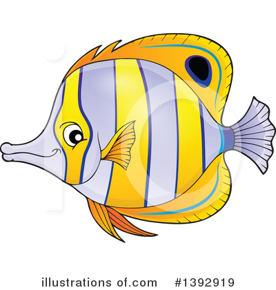 Royalty-Free (RF) Fish Clipart Illustration by visekart - Stock Sample #1392919