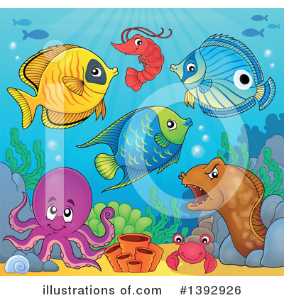 Eel Clipart #1392926 by visekart