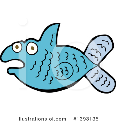 Royalty-Free (RF) Fish Clipart Illustration by lineartestpilot - Stock Sample #1393135