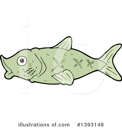Royalty-Free (RF) Fish Clipart Illustration by lineartestpilot - Stock Sample #1393148