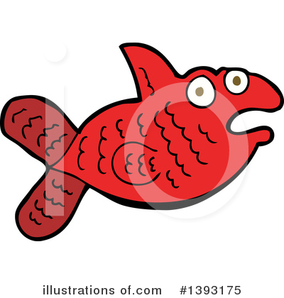 Royalty-Free (RF) Fish Clipart Illustration by lineartestpilot - Stock Sample #1393175