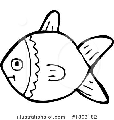 Royalty-Free (RF) Fish Clipart Illustration by lineartestpilot - Stock Sample #1393182