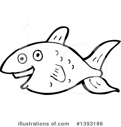 Royalty-Free (RF) Fish Clipart Illustration by lineartestpilot - Stock Sample #1393186