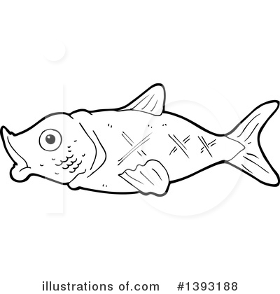 Royalty-Free (RF) Fish Clipart Illustration by lineartestpilot - Stock Sample #1393188