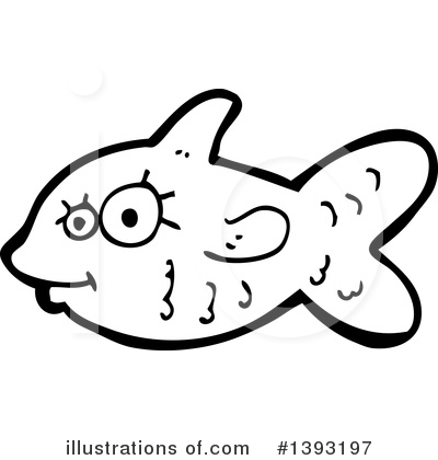 Royalty-Free (RF) Fish Clipart Illustration by lineartestpilot - Stock Sample #1393197