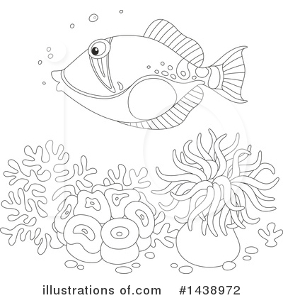 Royalty-Free (RF) Fish Clipart Illustration by Alex Bannykh - Stock Sample #1438972