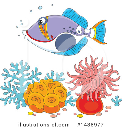 Royalty-Free (RF) Fish Clipart Illustration by Alex Bannykh - Stock Sample #1438977