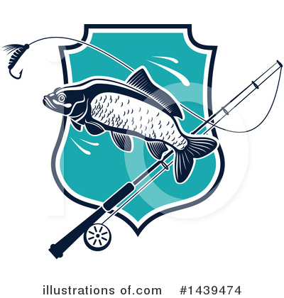 Royalty-Free (RF) Fish Clipart Illustration by Vector Tradition SM - Stock Sample #1439474