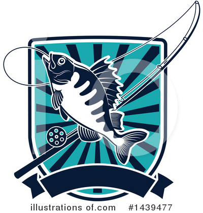 Fishing Pole Clipart #1439477 by Vector Tradition SM