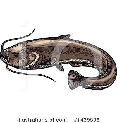 Sheatfish Clipart #1439506 by Vector Tradition SM