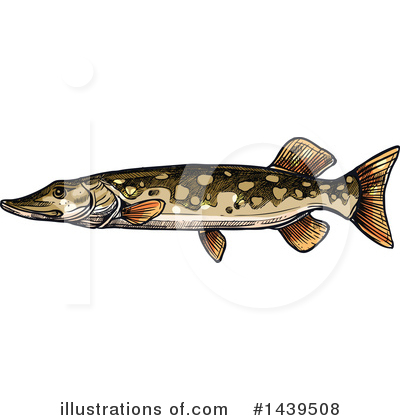 Royalty-Free (RF) Fish Clipart Illustration by Vector Tradition SM - Stock Sample #1439508