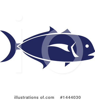 Royalty-Free (RF) Fish Clipart Illustration by patrimonio - Stock Sample #1444030