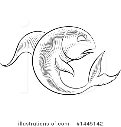 Royalty-Free (RF) Fish Clipart Illustration by cidepix - Stock Sample #1445142