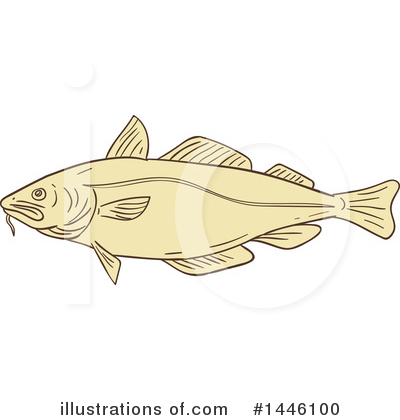 Royalty-Free (RF) Fish Clipart Illustration by patrimonio - Stock Sample #1446100