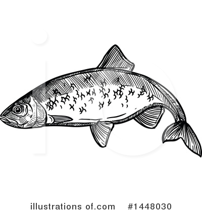 Herring Clipart #1448030 by Vector Tradition SM