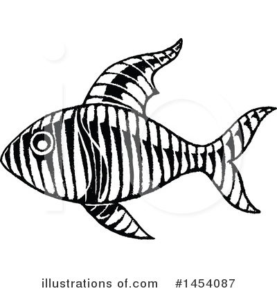 Royalty-Free (RF) Fish Clipart Illustration by cidepix - Stock Sample #1454087