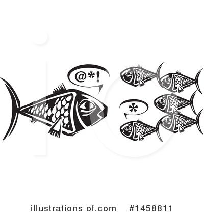 Royalty-Free (RF) Fish Clipart Illustration by xunantunich - Stock Sample #1458811