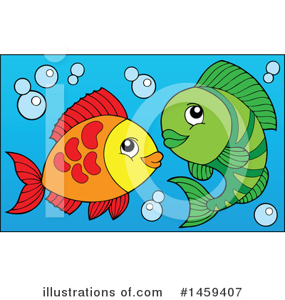 Royalty-Free (RF) Fish Clipart Illustration by visekart - Stock Sample #1459407