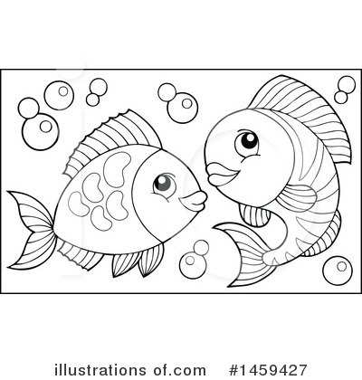 Royalty-Free (RF) Fish Clipart Illustration by visekart - Stock Sample #1459427
