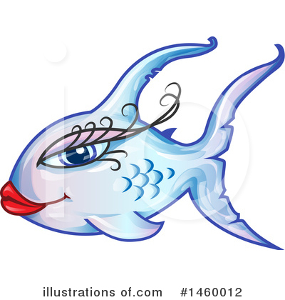 Royalty-Free (RF) Fish Clipart Illustration by Domenico Condello - Stock Sample #1460012