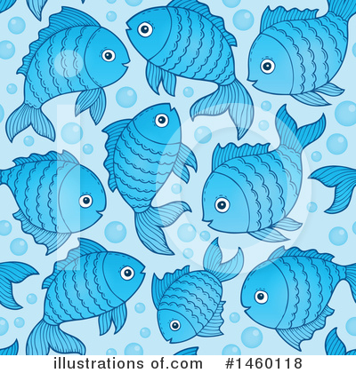 Royalty-Free (RF) Fish Clipart Illustration by visekart - Stock Sample #1460118