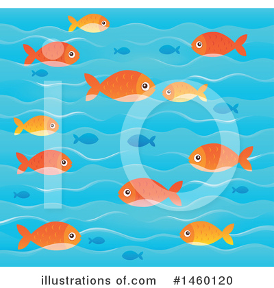 Royalty-Free (RF) Fish Clipart Illustration by visekart - Stock Sample #1460120