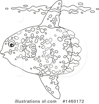 Royalty-Free (RF) Fish Clipart Illustration by Alex Bannykh - Stock Sample #1460172