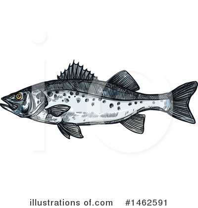 Royalty-Free (RF) Fish Clipart Illustration by Vector Tradition SM - Stock Sample #1462591