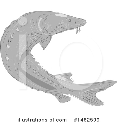 Royalty-Free (RF) Fish Clipart Illustration by patrimonio - Stock Sample #1462599
