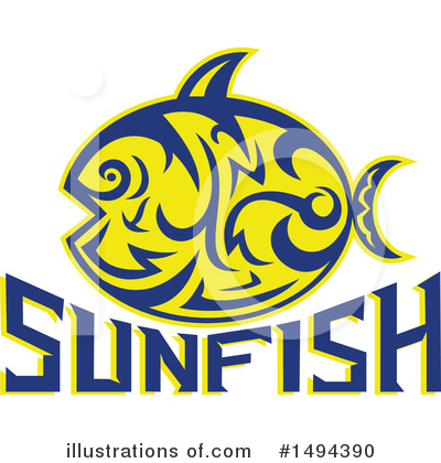 Sun Fish Clipart #1494390 by patrimonio